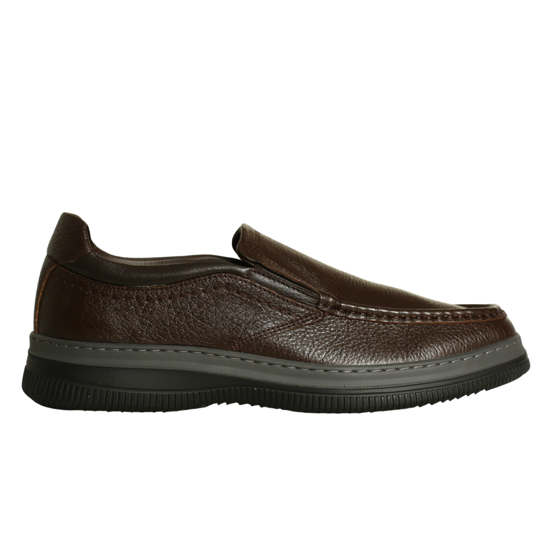 Kahve Deri Erkek Loafer