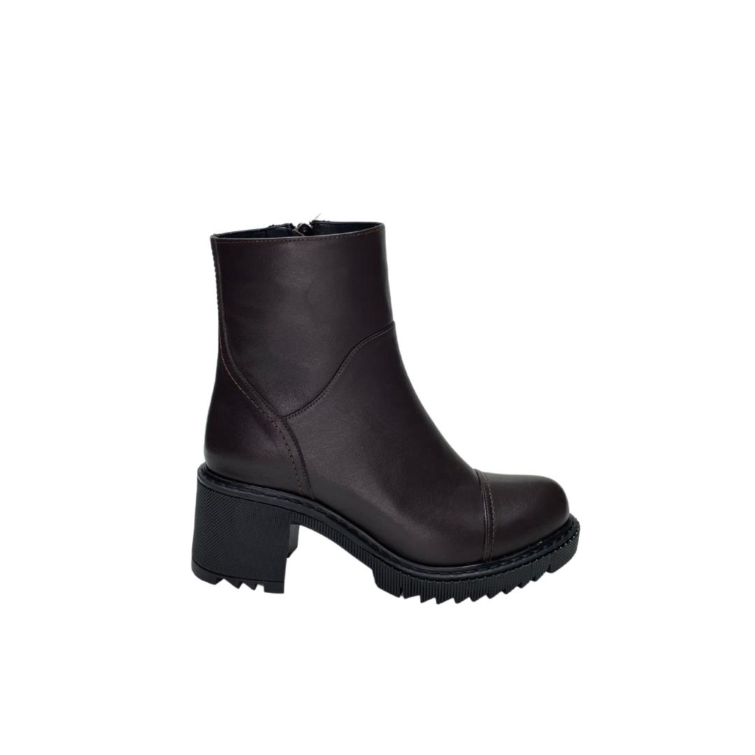 Kahve Kadın Topuklu Bot
