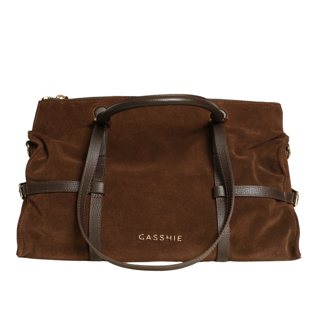 Kahve Süet Kadın El Çanta