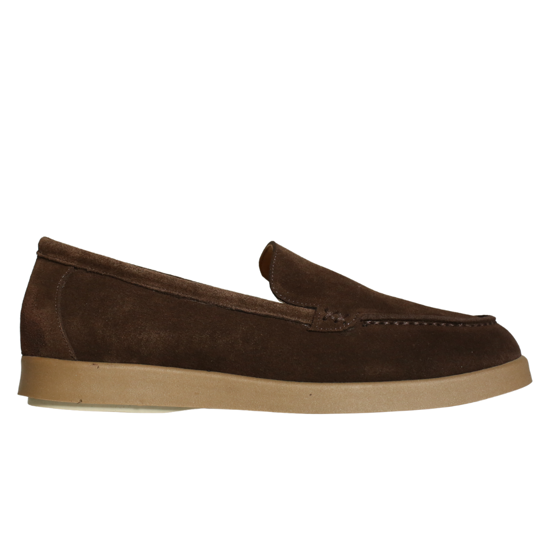 Kahve Süet Kadın Loafer