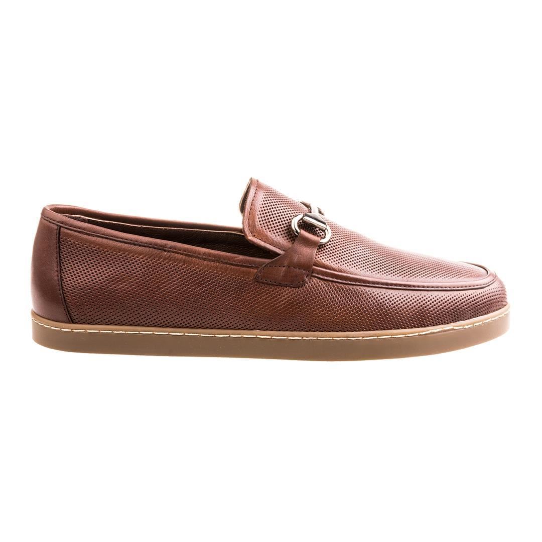 Kahve Toka Detaylı Erkek Loafer Ayakkabı