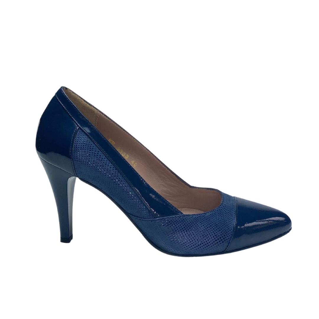 Lacivert Kadın Stiletto Ayakkabı