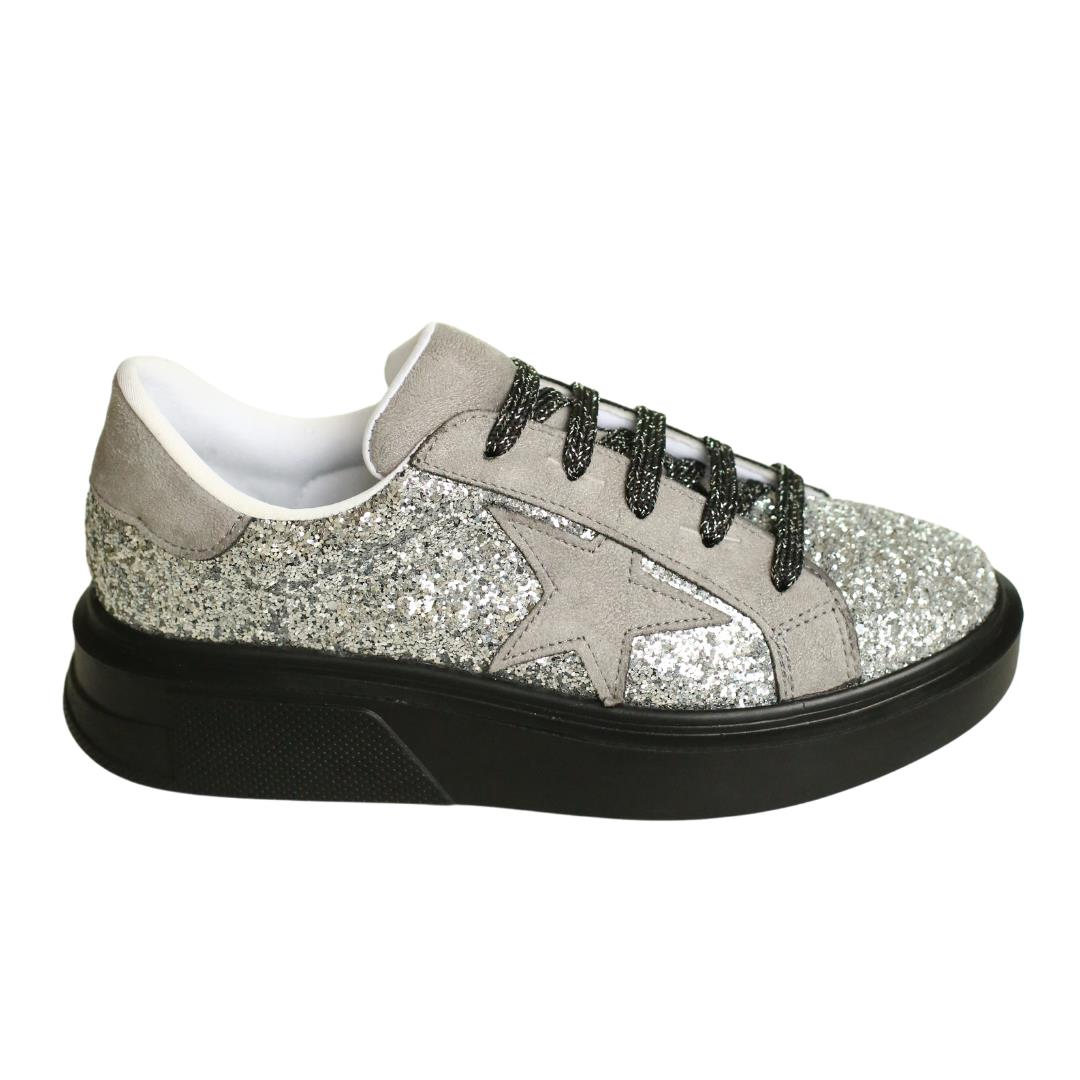Lame Sim Detaylı Kadın Sneaker