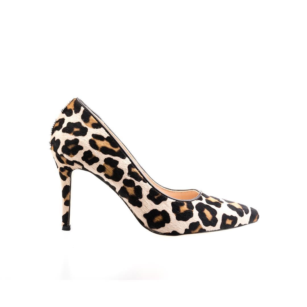 Leopar Tay Kadın Stiletto Ayakkabı