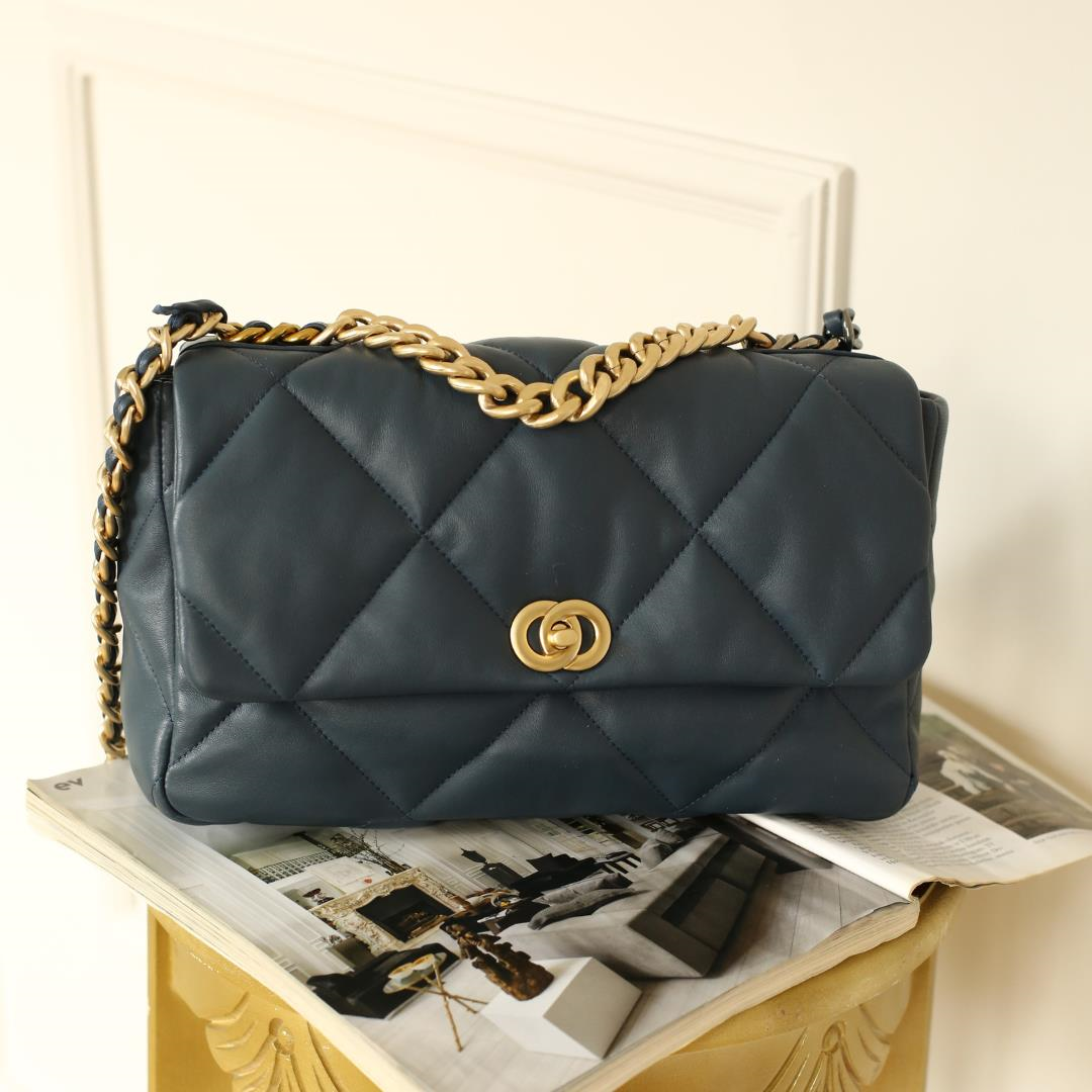 Mavi Deri Kadın Omuz Çanta