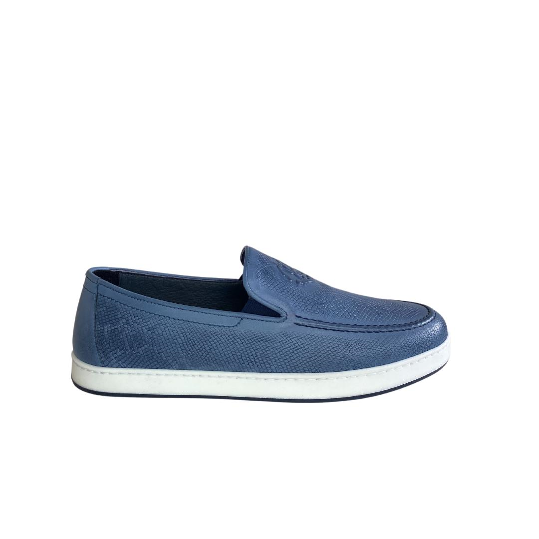 Mavi Erkek Loafer Ayakkabı