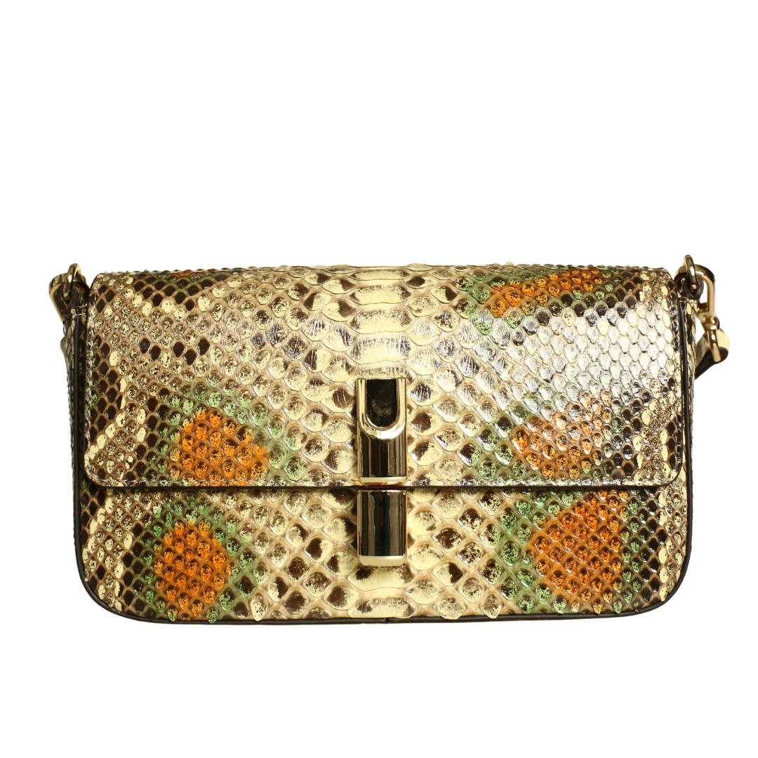 Multi Color Pyhton Kadın El Çanta