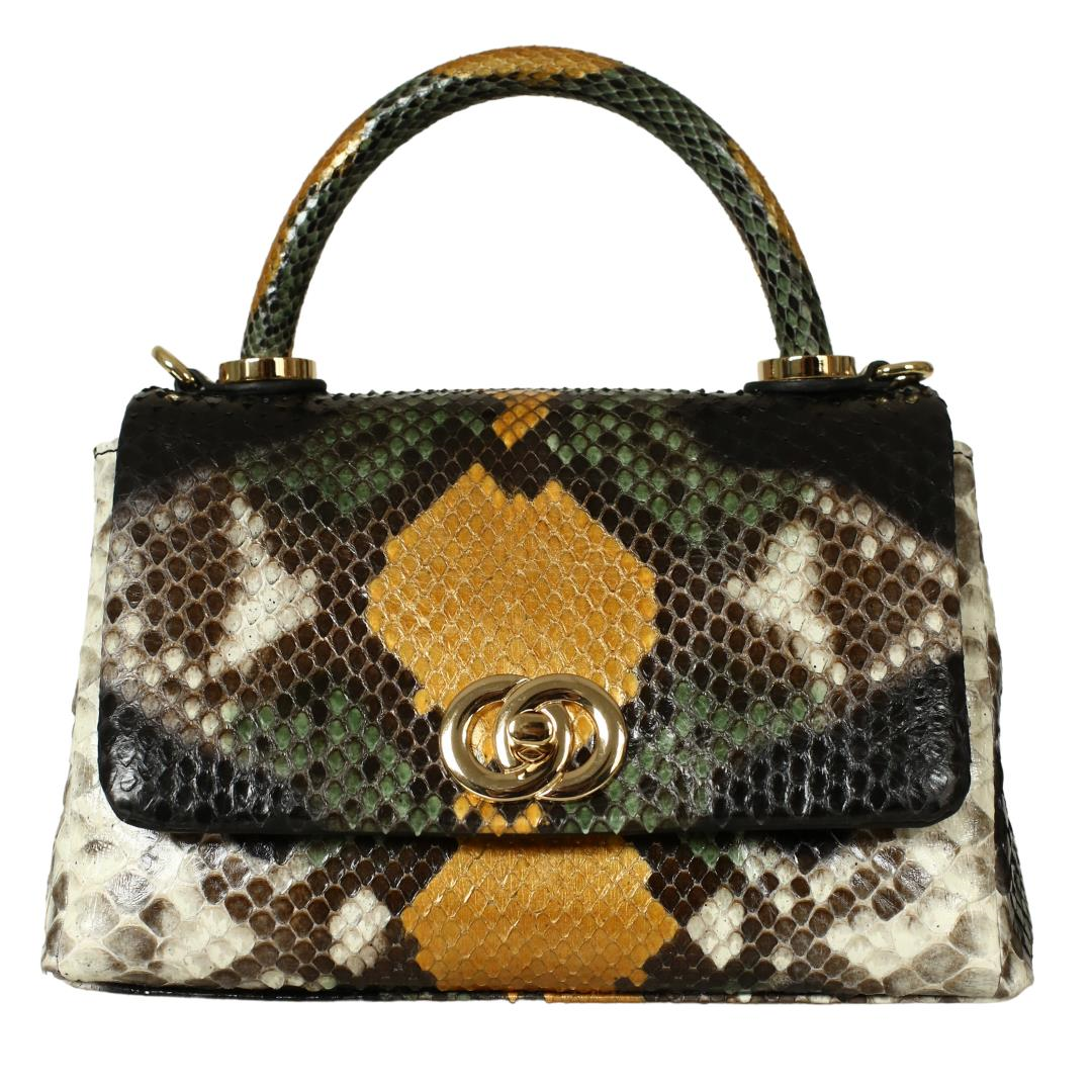 Multi Yeşil Baskı Kadın El Çantası