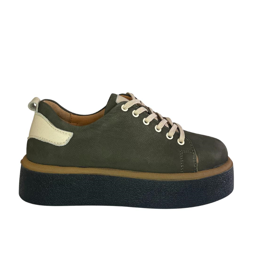 Nubuk Haki Kadın Sneaker