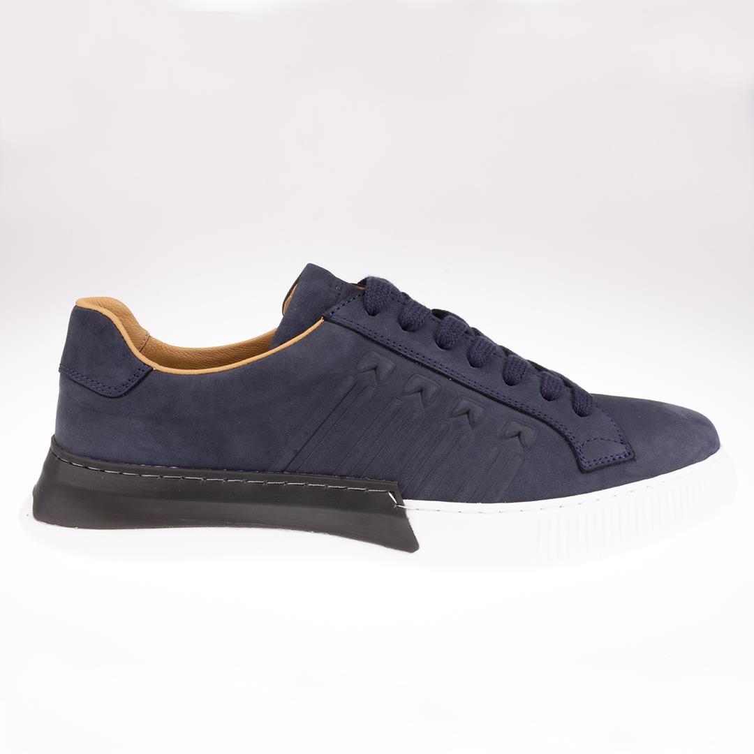 Nubuk Lacivert Erkek Sneaker Spor Ayakkabı