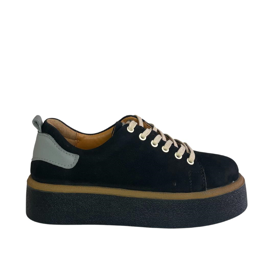 Nubuk Siyah Kadın Sneaker