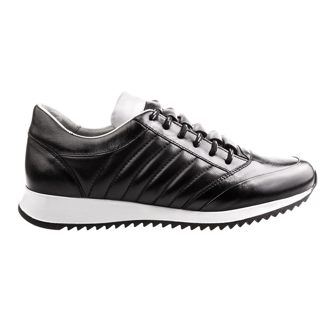 Siyah Bağcıklı Erkek Sneaker Ayakkabı