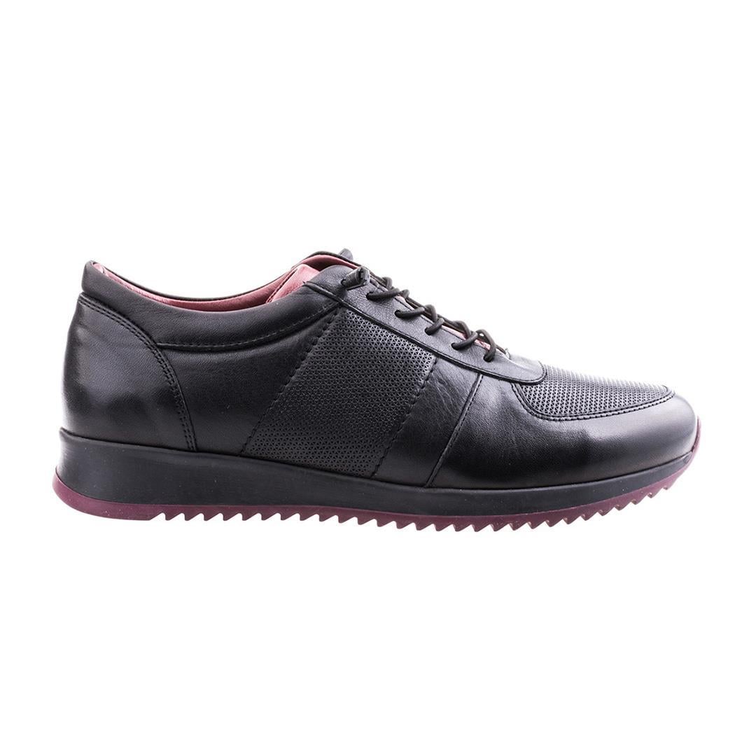 Siyah Bordo Erkek Sneaker Spor Ayakkabı