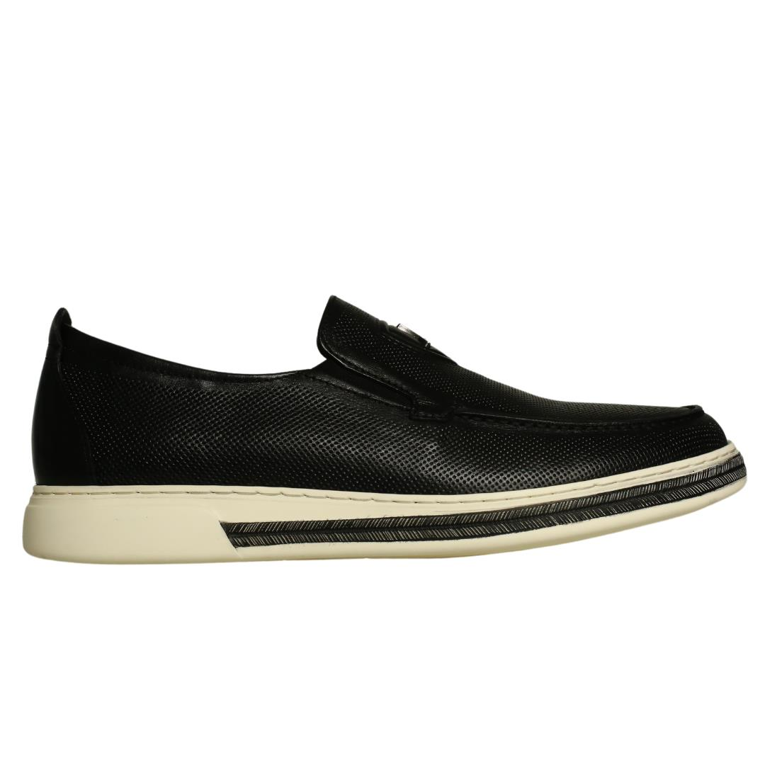 Siyah Deri Erkek Loafer