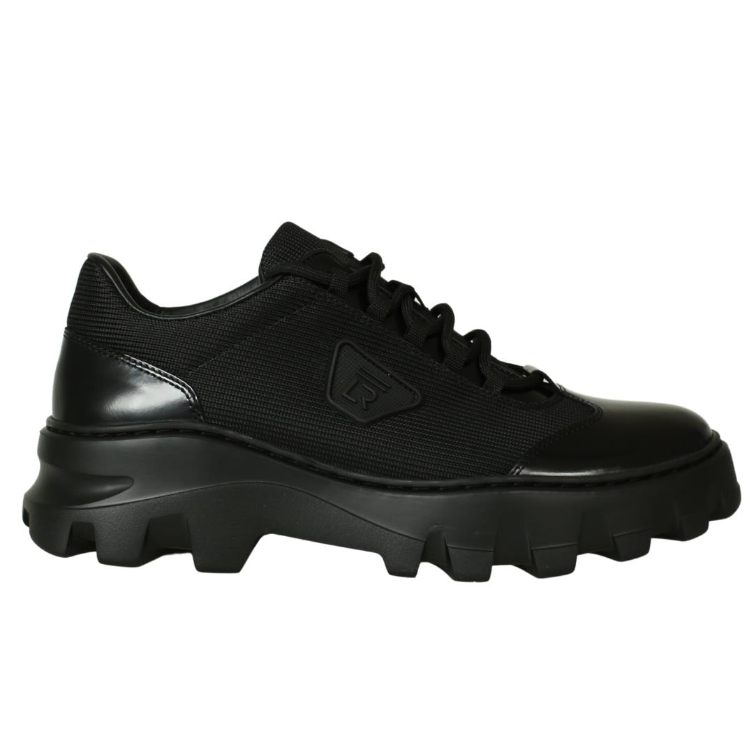 Siyah Deri Erkek Sneaker