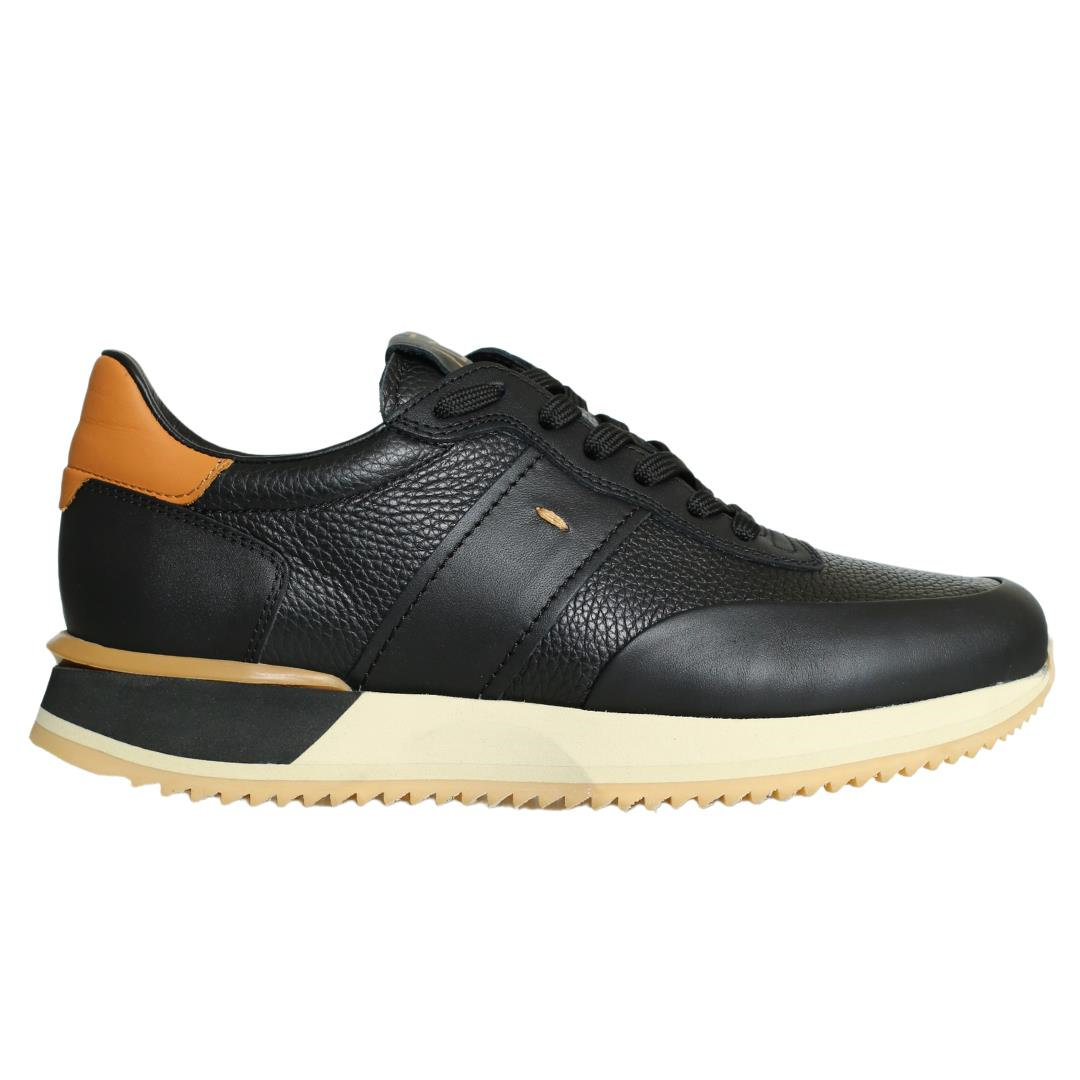 Siyah Erkek Bağcıklı Sneaker