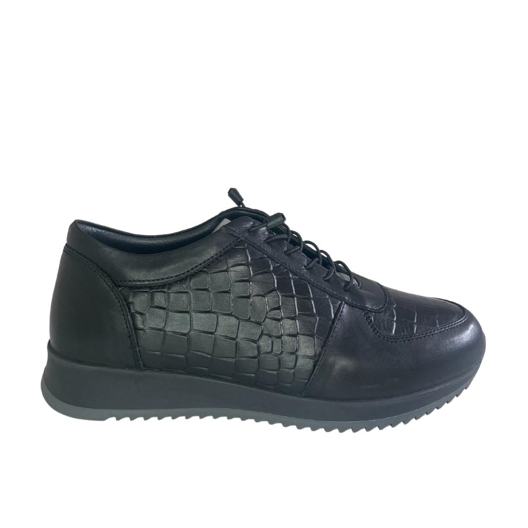 Siyah Gri Erkek Sneaker Ayakkabı