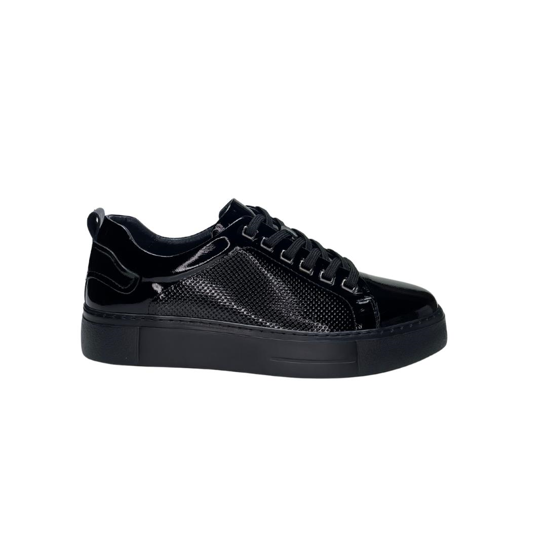 Siyah Rugan Erkek Sneaker Spor Ayakkabı