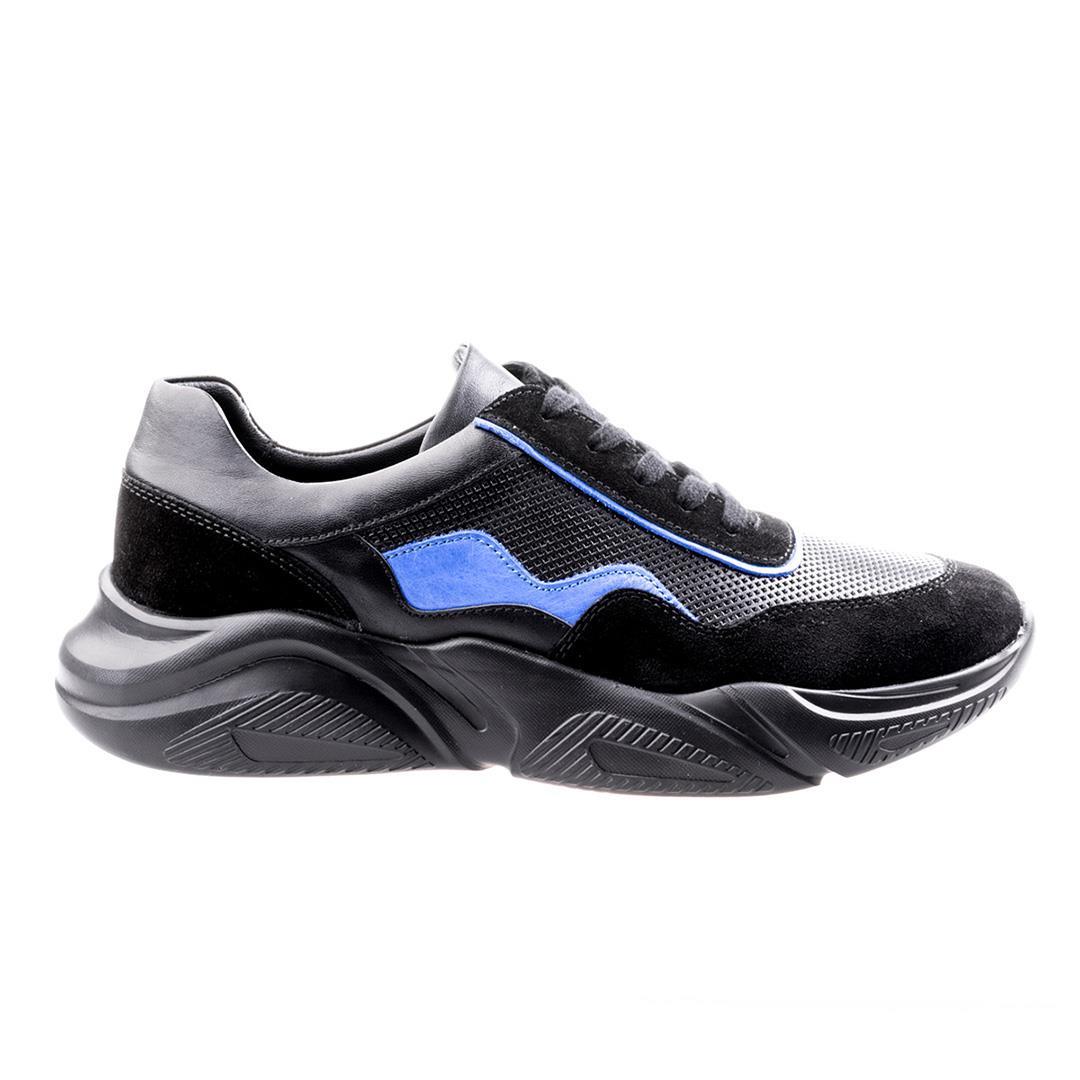 Siyah Sax Mavi Erkek Sneaker Ayakkabı