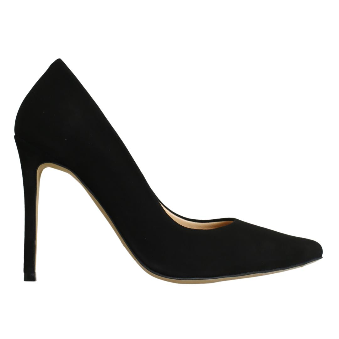 Siyah Süet Kadın Stiletto