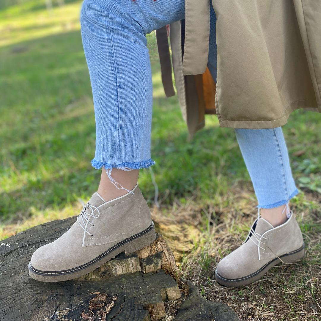 Süet Bej Kadın Günlük Bot