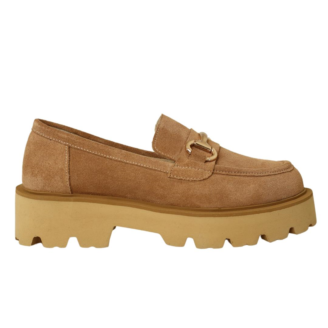 Süet Nude Toka Detaylı Kadın Günlük Ayakkabı