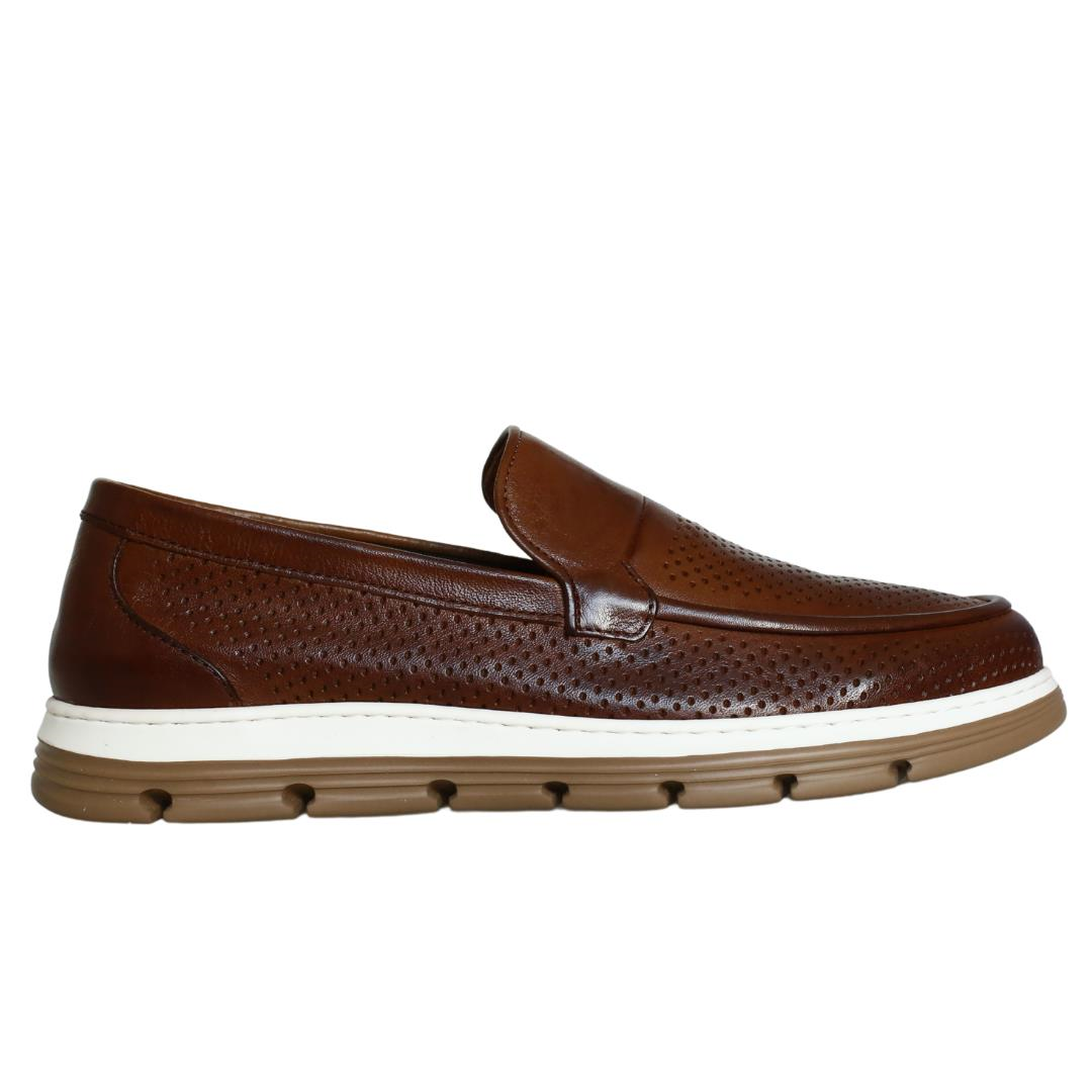 Taba Deri Erkek Loafer