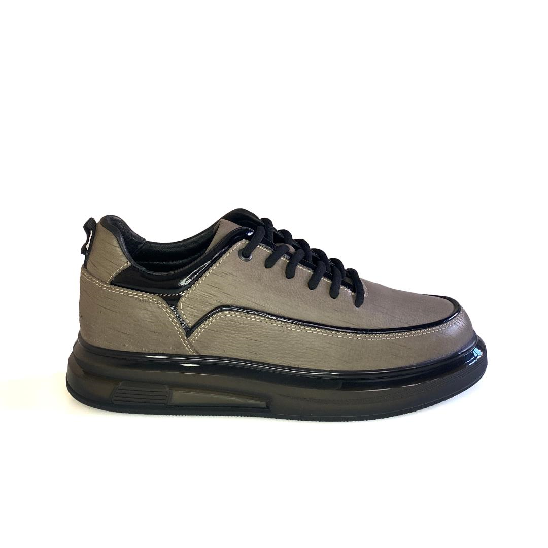 Vizon Deri Erkek Bağcıklı Sneaker