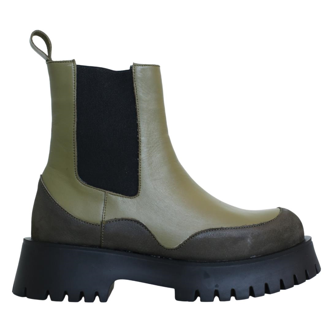 Yeşil Deri Kadın Günlük Bot