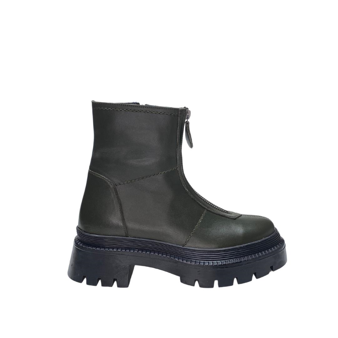 Yeşil Fermuarlı Kadın Bot