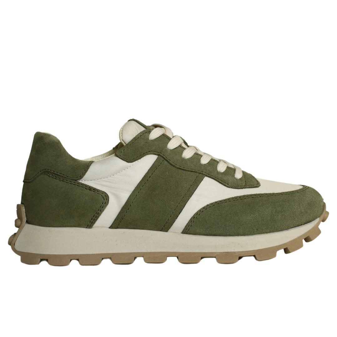 Yeşil Kombin Kadın Bağcıklı Sneaker