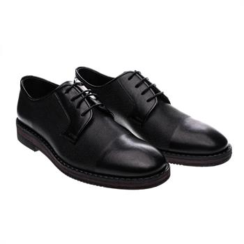 Siyah Bağcık Detaylı Casual Ayakkabı
