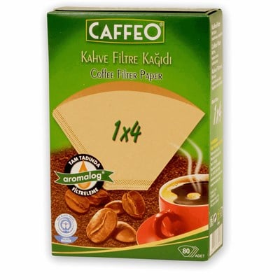 Caffeo 1x4 / 80 adet Filtre kağıdı