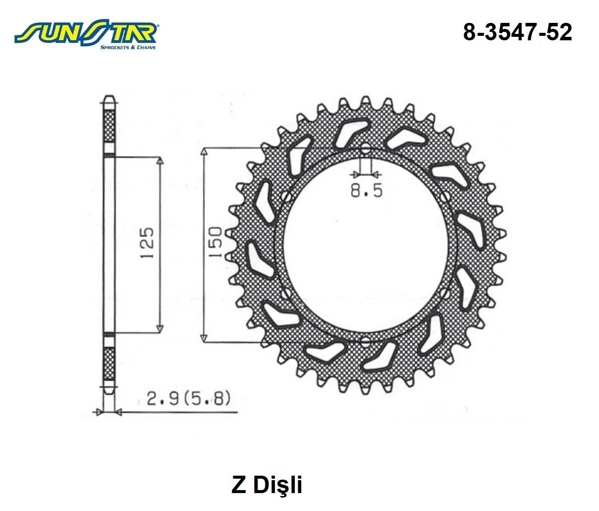ARKA DİŞLİ Z-PERFORMANS