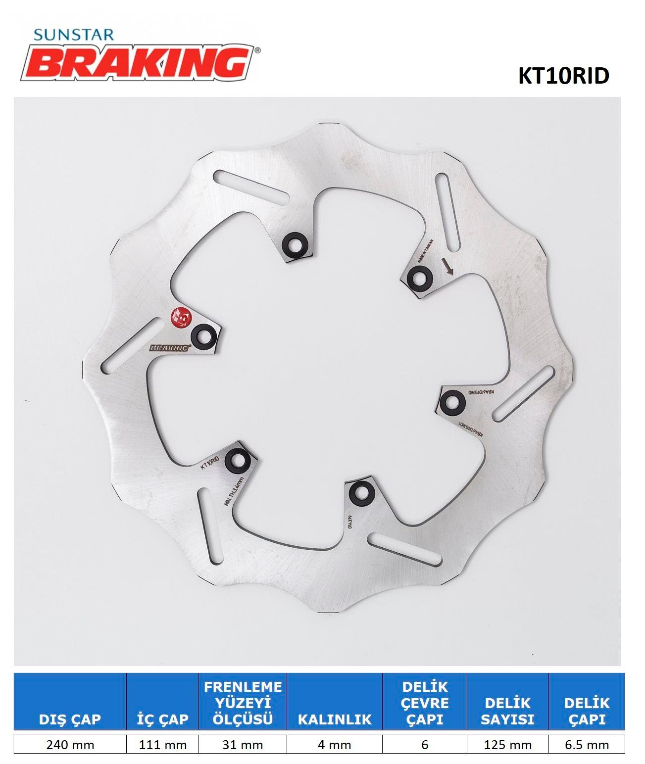 KTM 690-990 / BETA DALGALI ARKA FREN DİSKİ / BETA / RR 2T ENDURO / RACING / 250cc / ARKA  / 2008-2009-2010-2011-2012-2013-2014-2015-2016-2017-2018-2019-2020-2021