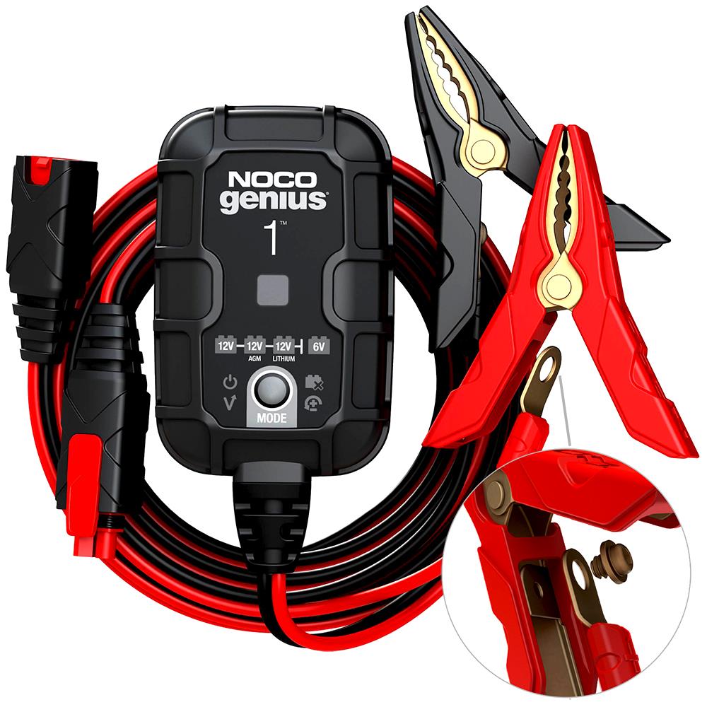NOCO 6V/12V TEKLİ 1 AMPER AKÜ ŞARJ CİHAZI