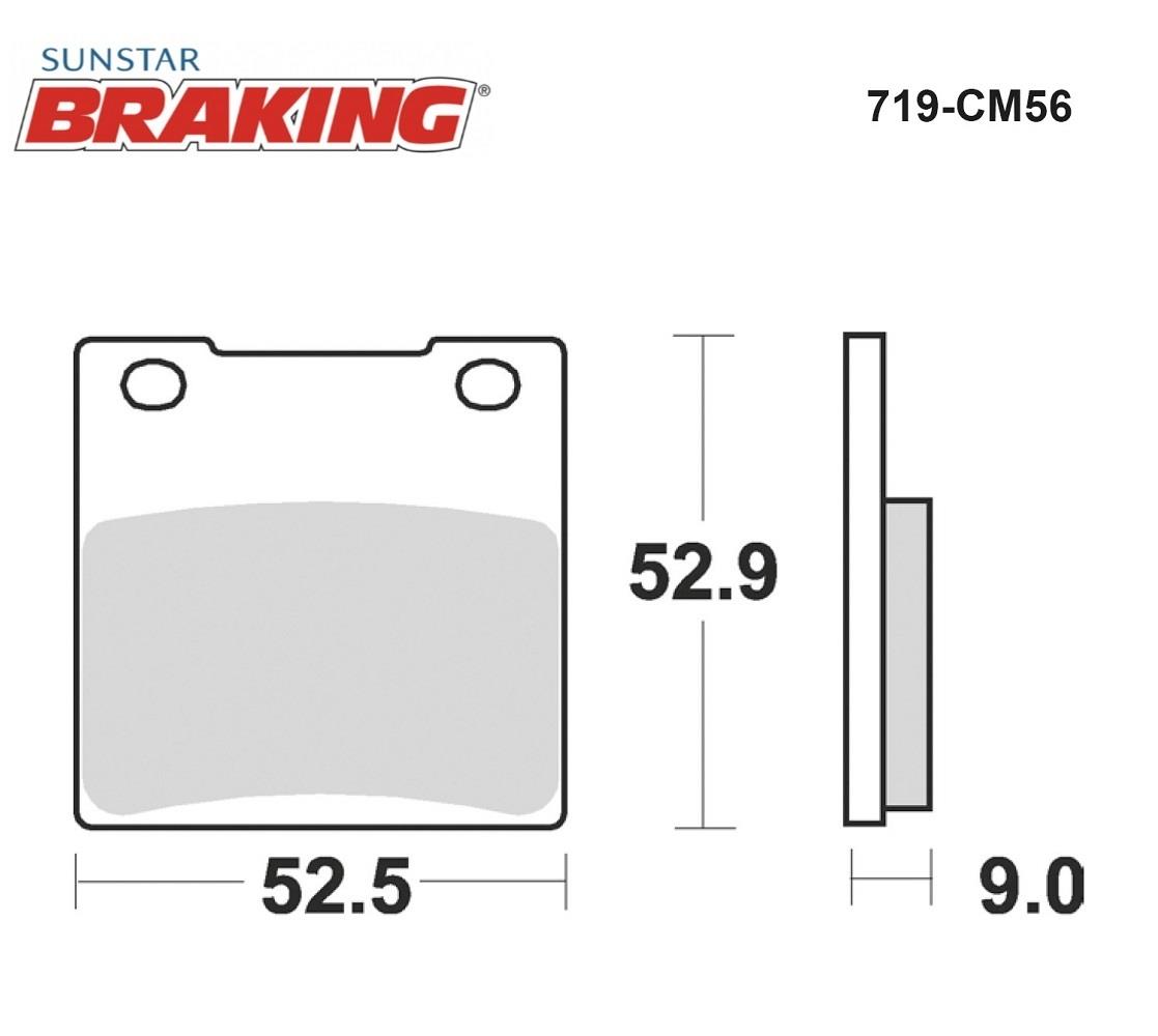 SİNTERLİ ARKA FREN BALATASI
