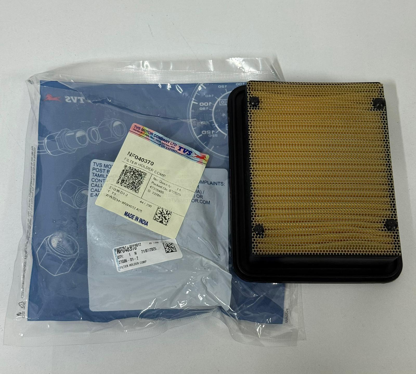 TVS 0RİJİNAL HAVA FİLTRESİ