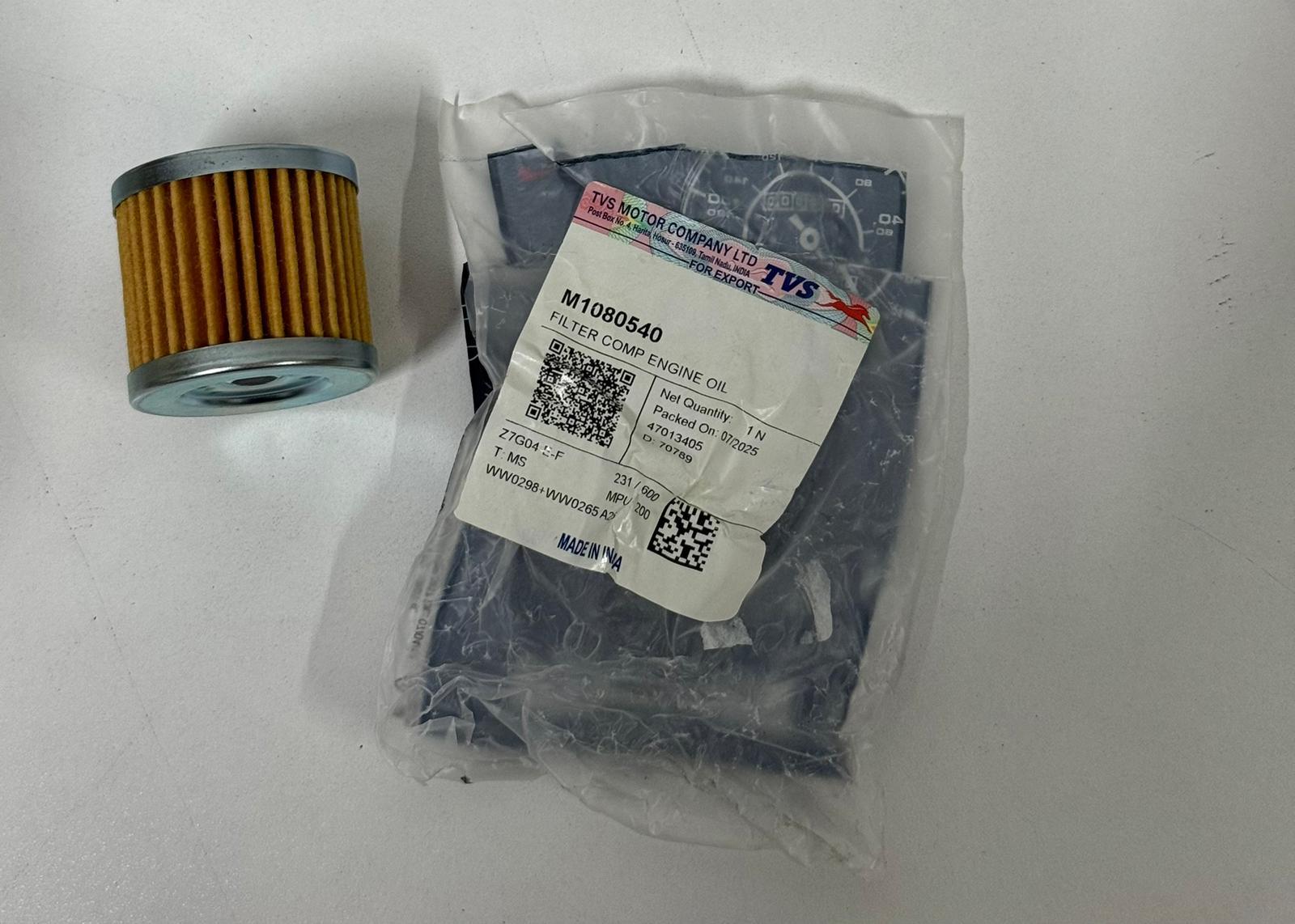 TVS 0RİJİNAL YAĞ FİLTRESİ