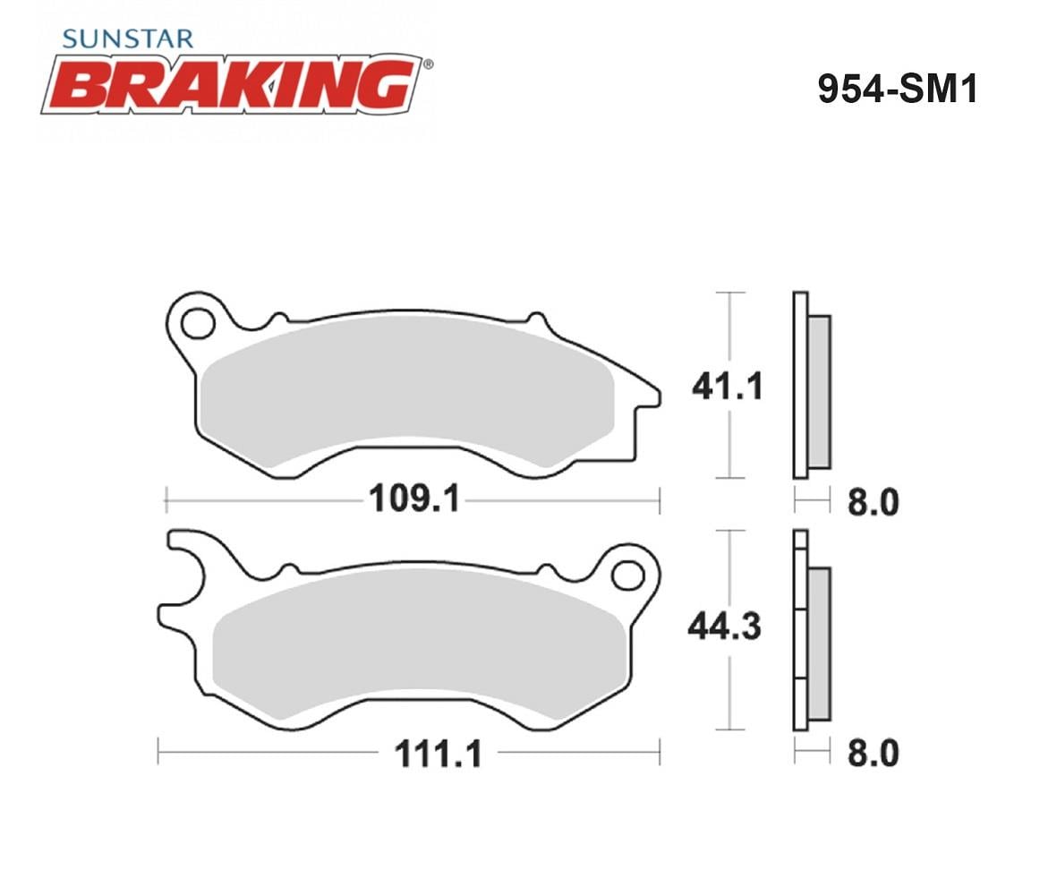 YARI METALİK ÖN FREN BALATASI