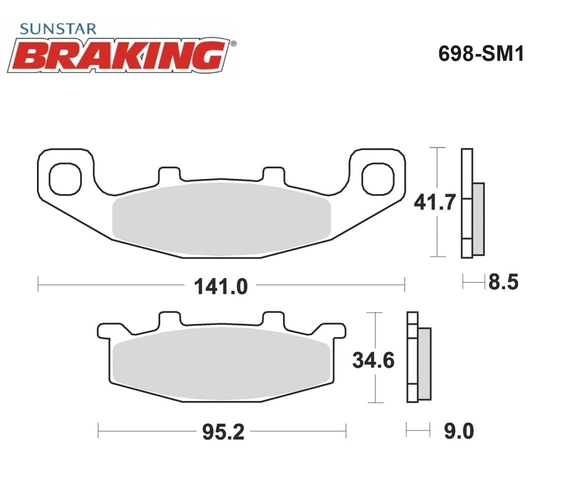 YARI METALİK ÖN FREN BALATASI