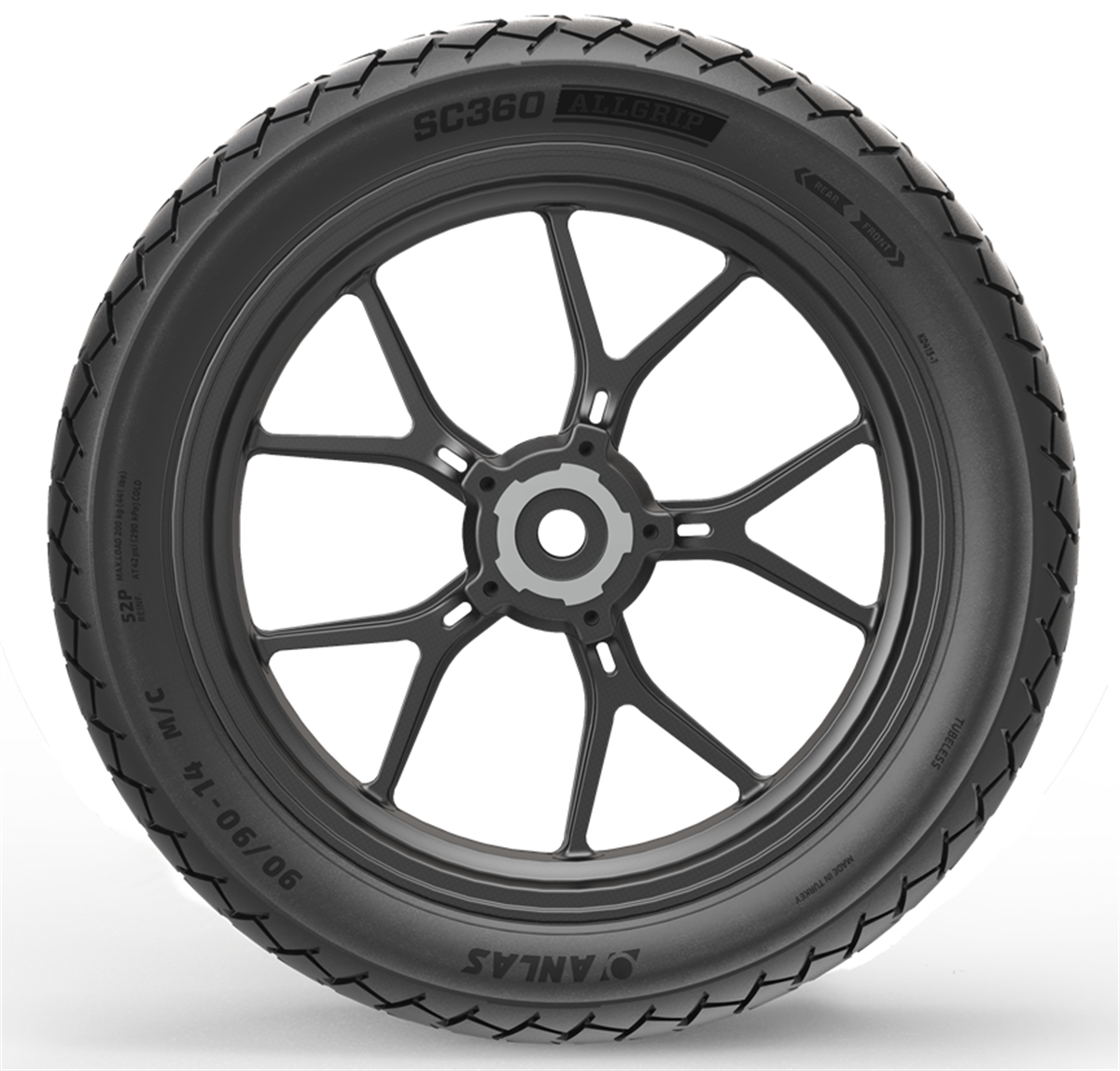 Anlas 110/70-12 ve 120/70-12 SC360 AllGrip Scooter Motosiklet Lastiği