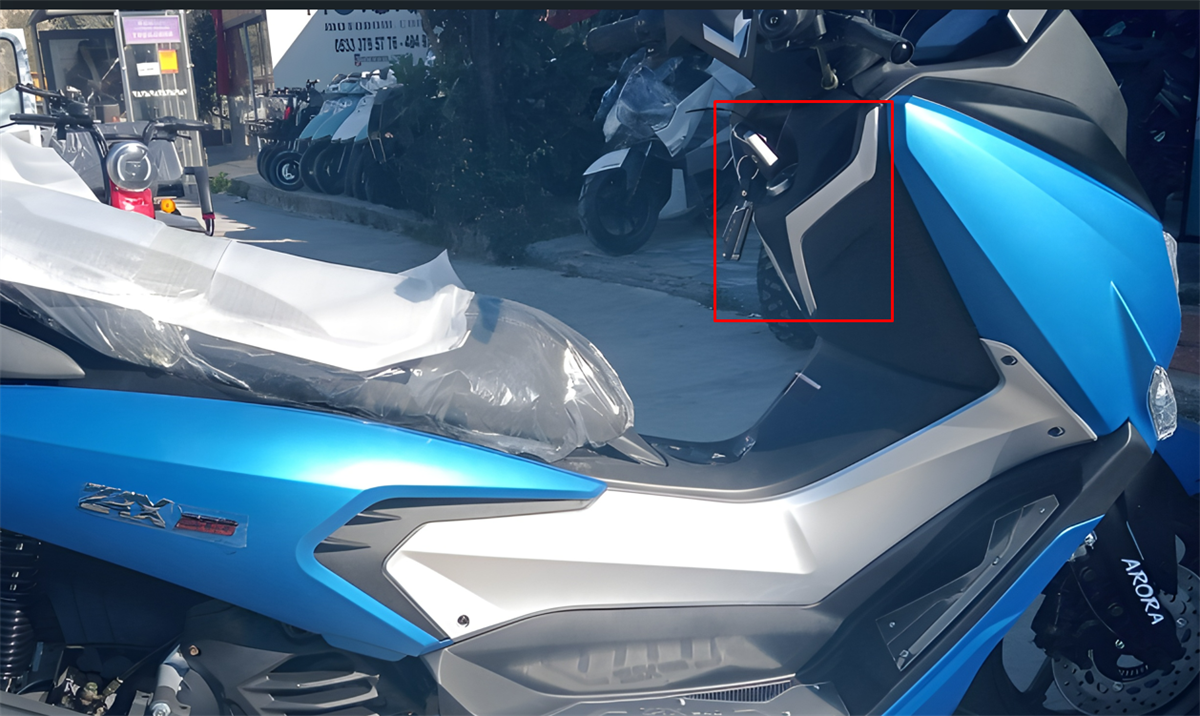 Arora ZXR 200 İç Panel Dekoratif Plastik Takım Gri