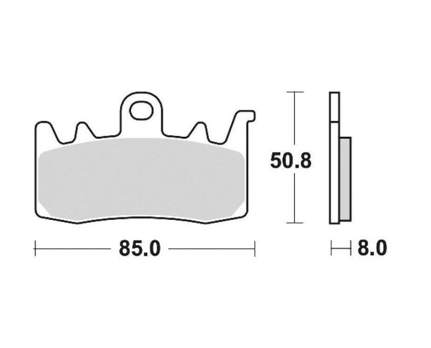 CF Moto 450 SR Sinterli Ön Fren Balatası Braking