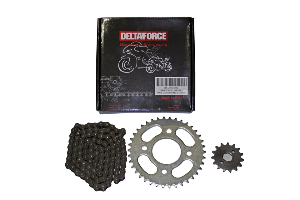 Deltaforce Zincir Dişli Takımı 125 AGK