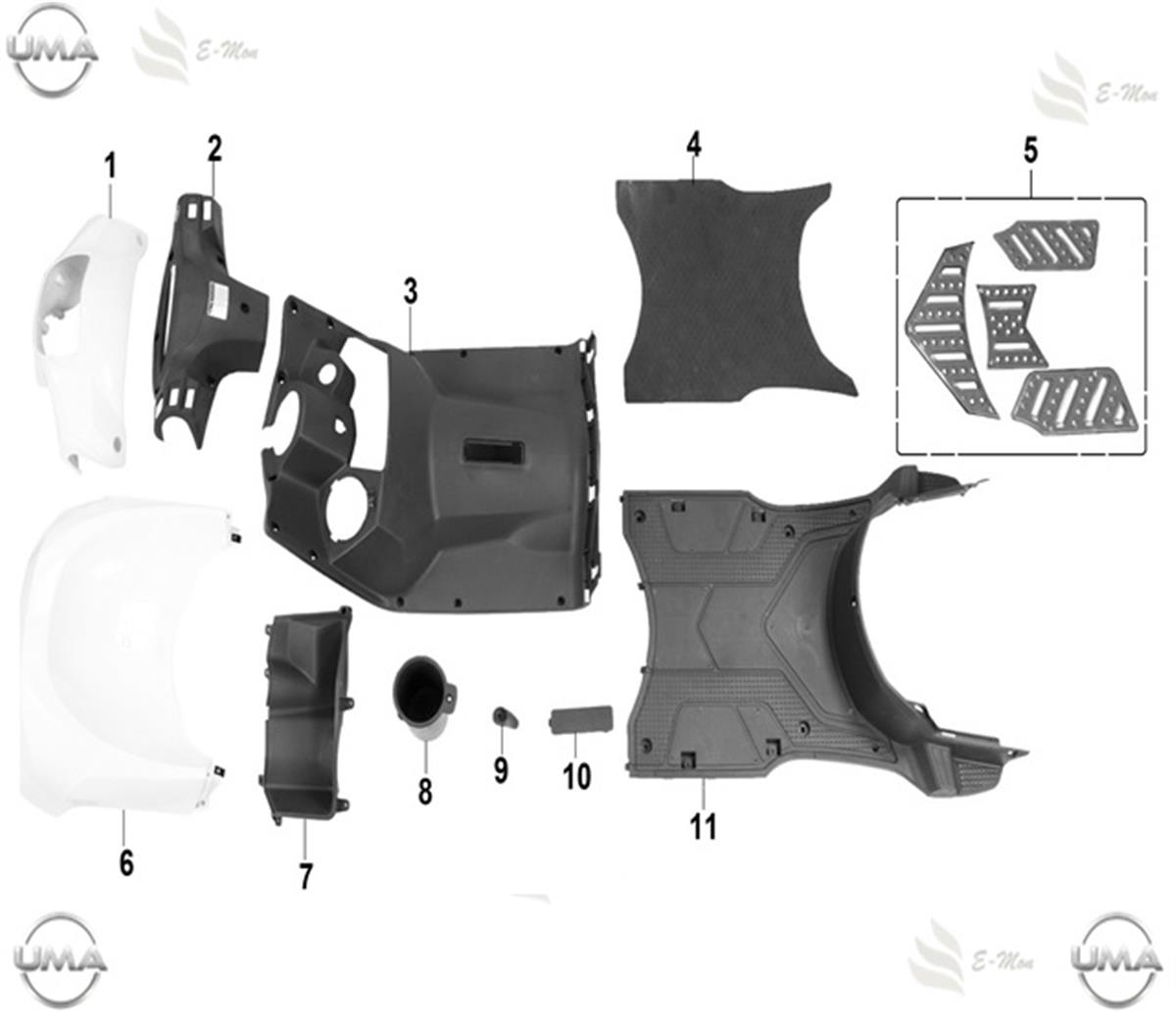 E-Mon JK3000 Far Muhafaza Beyaz