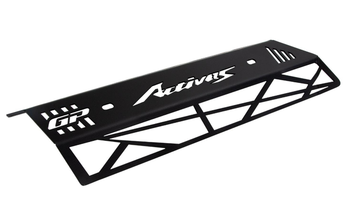 GP Kompozit Honda Activa S 2017-2023 Uyumlu Egzoz Koruma Kapağı Siyah