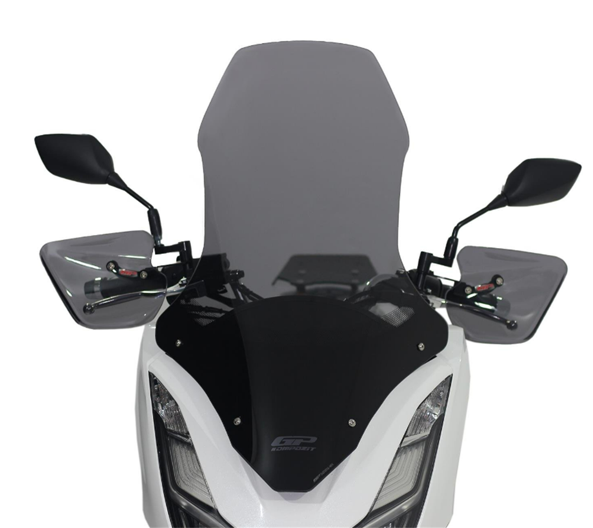 GP Kompozit Honda PCX 125 2021-2023 Uyumlu Ön Tur Camı Şeffaf