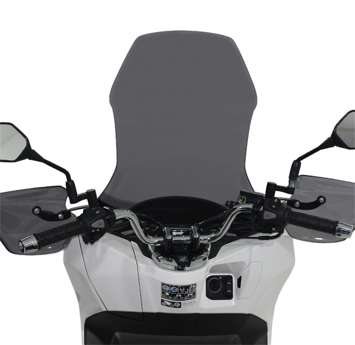 GP Kompozit Honda PCX 125 2021-2023 Uyumlu Ön Tur Camı Şeffaf