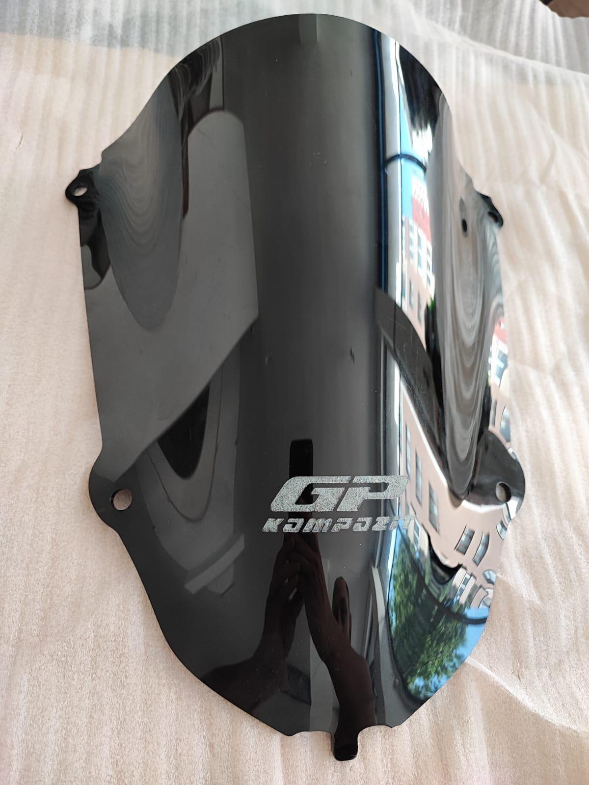 GP Kompozit Yamaha R25 2019-2023 Uyumlu Ön Cam Siyah